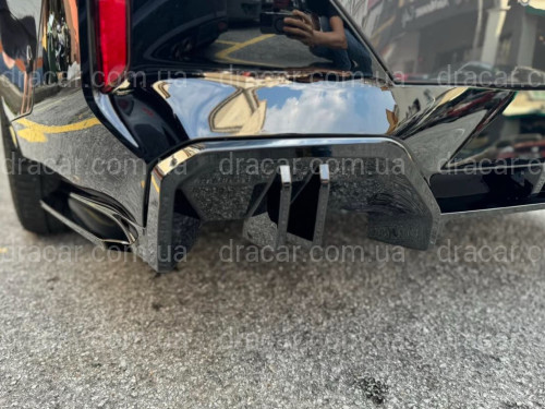 Обвес юбка заднего бампера M-Performance для BMW 5 series G60 G61 2024-, цвет черный глянец артикул 9499