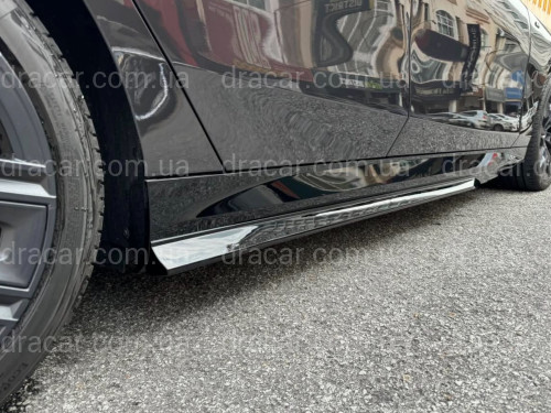 Лезвия под пороги M-Performance BMW 5 series G60 G61 2024- 2шт. черный глянец артикул 9498