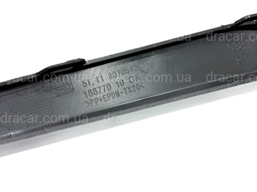 Накладка правой решетки бампера M Paket 51118070542 для BMW 5 Series G30 G31 2017-2020 дорест. артикул 7195