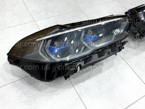 Фары Shadow line Laser для BMW X5 G05 X6 G06 до рестайлинга 2018-2022, комплектные с блоками артикул 9517