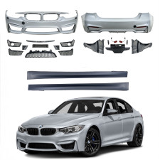 Комплект обвеса M3 стиль BMW 3 Series F30 2012-2018 (передний / задний бампер, пороги) ПОД ПАРКТРОННИКИ