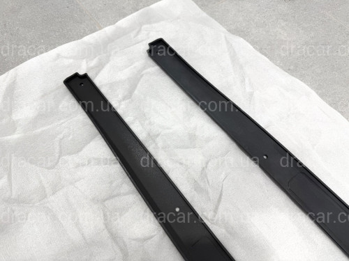 Лезвия под пороги M-Perfomance BMW 5 series F10 F11 2010-2016 2шт. черный глянец артикул 8136