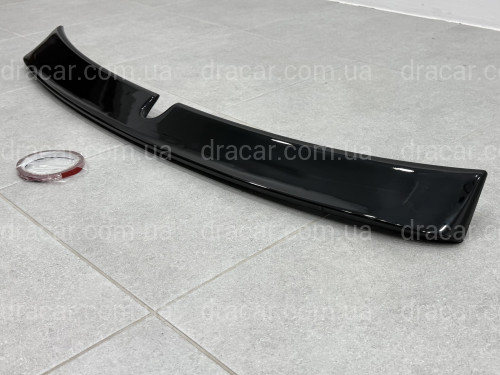 Козырек на стекло Mercedes-Benz E class W211 2003-2009 ABS пластик, цвет черный глянец артикул 9452