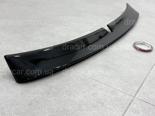 Козырек на стекло Mercedes-Benz E class W211 2003-2009 ABS пластик, цвет черный глянец артикул 9452