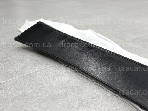 Козырек на стекло Mercedes-Benz E class W211 2003-2009 ABS пластик, цвет черный глянец артикул 9452