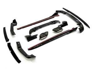 Комплект обвеса M paket LCI Paradigm Black Knight для BMW X5 G05 2023+, цвет черный глянец
