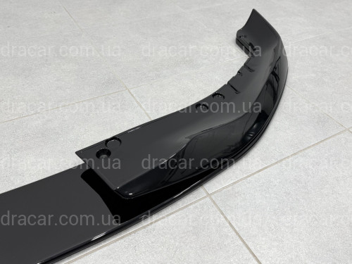 Накладка переднего бампера M-Performance стиль AC Schnitzer для BMW 5 series G30 G31 2016-2020 ABS пластик, черный глянец артикул 9532