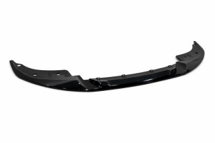 Юбка переднего бампера BMW 4 series G22 2020+ ABS пластик, черный глянец