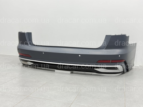 Бампер задний в сборе S-Line CHROME 2022+ для Audi A6 C8 2018+ артикул 9410