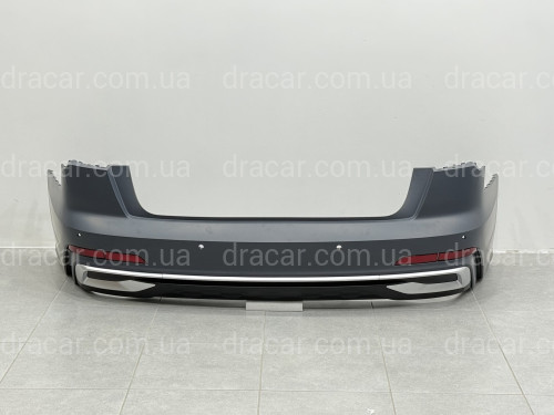Бампер задний в сборе S-Line CHROME 2022+ для Audi A6 C8 2018+ артикул 9410