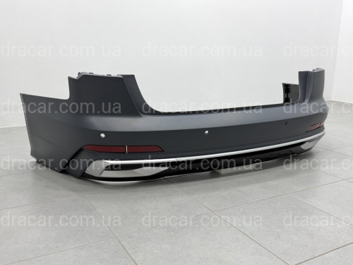 Бампер задний в сборе S-Line CHROME 2022+ для Audi A6 C8 2018+ артикул 9410