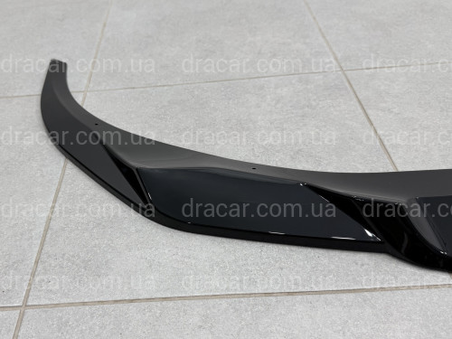 Юбка переднего бампера M-Performance для BMW 7 series G11 G12 2019-2022 ABS пластик, черный глянец артикул 9602