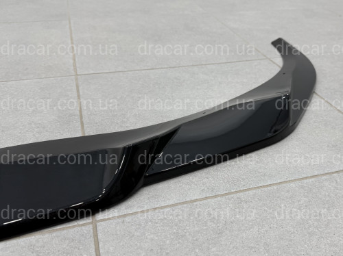 Юбка переднего бампера M-Performance для BMW 7 series G11 G12 2019-2022 ABS пластик, черный глянец артикул 9602