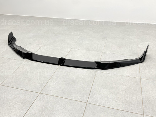 Юбка переднего бампера M-Performance LCI для BMW X3 G01 / X4 G02 2022-2024 ABS пластик, черный глянец артикул 9611