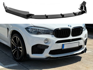 Юбка переднего бампера для BMW X5M F85 X5 F15 2013-2018, цвет черный глянец