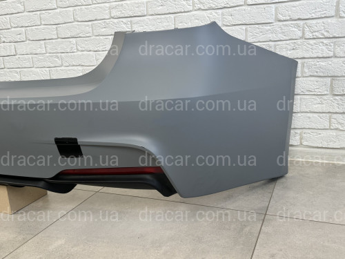 Задний бампер M Paket BMW 3 Series F30 2012-2018 БЕЗ ПАРКТРОННИКОВ артикул 8478
