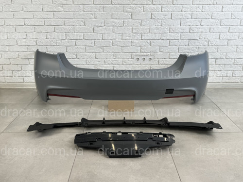 Задний бампер M Paket BMW 3 Series F30 2012-2018 БЕЗ ПАРКТРОННИКОВ артикул 8478