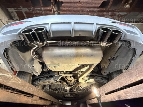 Насадки глушителя M3 стиль для BMW F30 (МОТОР N20) 2012-2018 артикул 9637