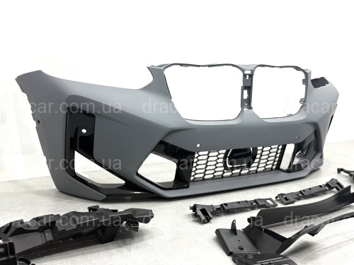 Обвес X4M F98 LCI для BMW X4 G02 F98 2022-2024 (бампера в сборе, арки, пороги, молдинги, вых. трубы) артикул 9063
