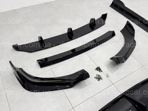 Комплект обвеса M paket Paradigm Black Knight для BMW X6 G06 2018-2022, цвет черный глянец артикул 9654