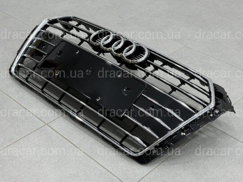 Решетка радиатора S-Line 8W0853651E T94 для Audi A4 B9 2015-2019 артикул 9818