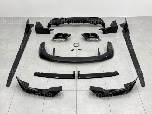 Комплект обвеса M paket LCI Paradigm для BMW X5 G05 2023+, цвет черный глянец артикул 9761