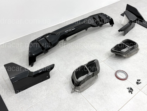 Комплект обвеса M paket LCI Paradigm для BMW X5 G05 2023+, цвет черный глянец артикул 9761