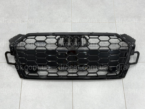 Решетка радиатора S-Line BLACK 8W6853651BJ Y9B для Audi А5 2020-2025 артикул 9834