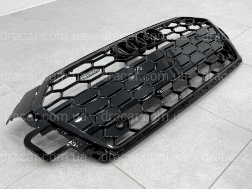Решетка радиатора S-Line BLACK 8W6853651BJ Y9B для Audi А5 2020-2025 артикул 9834