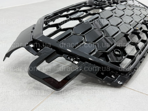 Решетка радиатора S-Line BLACK 8W6853651BJ Y9B для Audi А5 2020-2025 артикул 9834