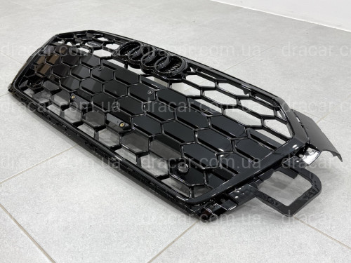 Решетка радиатора S-Line BLACK 8W6853651BJ Y9B для Audi А5 2020-2025 артикул 9834
