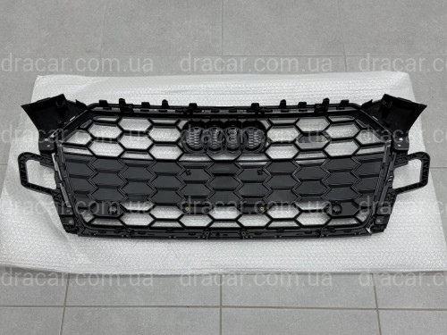 Решетка радиатора S-Line BLACK 8W6853651BJ Y9B для Audi А5 2020-2025 артикул 9834