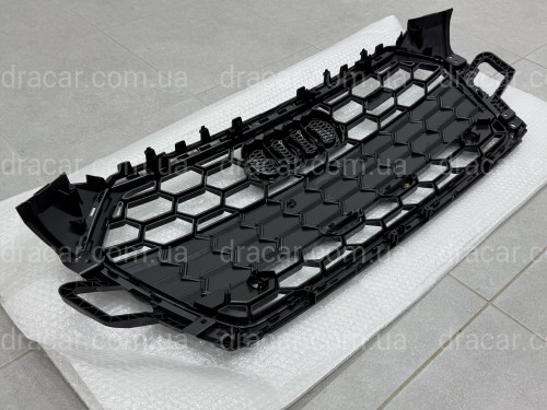 Решетка радиатора S-Line BLACK 8W6853651BJ Y9B для Audi А5 2020-2025 артикул 9834