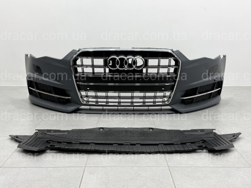 Бампер передний в сборе S-Line Audi A6 C7 2015-2017 артикул 9477