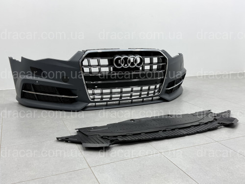 Бампер передний в сборе S-Line Audi A6 C7 2015-2017 артикул 9477