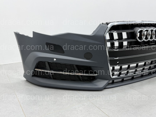 Бампер передний в сборе S-Line Audi A6 C7 2015-2017 артикул 9477