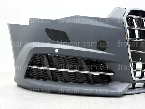 Бампер передний в сборе S-Line Audi A6 C7 2015-2017 артикул 9477
