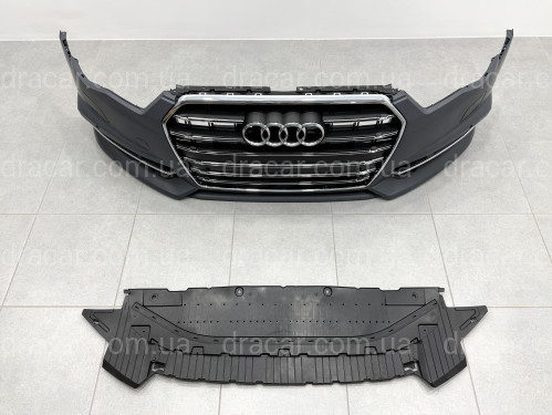 Бампер передний в сборе S-Line Audi A6 C7 2015-2017 артикул 9477