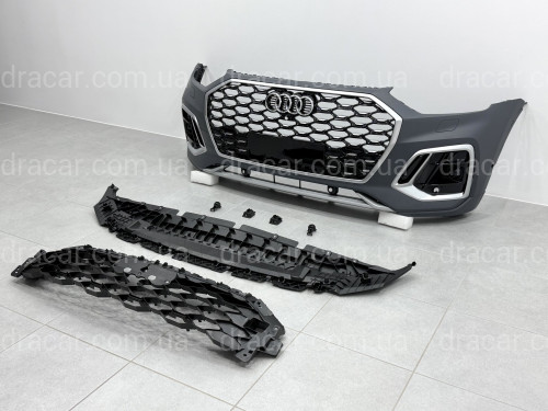 Бампер передний в сборе для Audi Q5 Sportback 2021-2024 артикул 8533