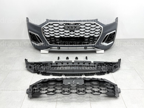 Бампер передний в сборе для Audi Q5 Sportback 2021-2024 артикул 8533