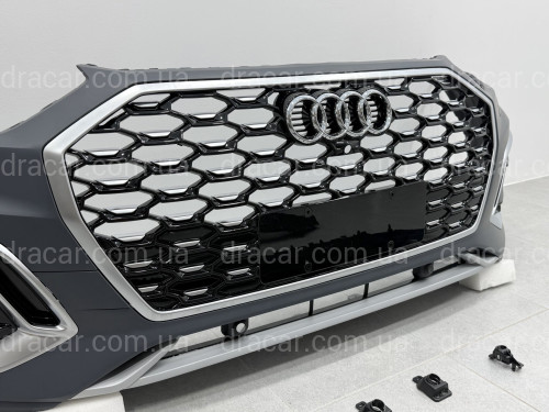 Бампер передний в сборе для Audi Q5 Sportback 2021-2024 артикул 8533