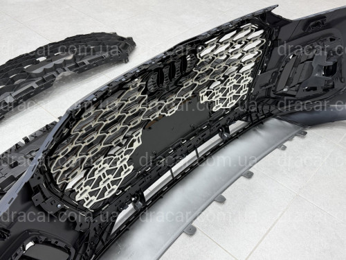 Бампер передний в сборе S-Line BLACK для Audi Q5 Sportback 2021-2024 артикул 8534