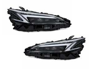Full Led фары 3 линзы стиль 2025+ Lexus ES 2018+ комплект 2шт.