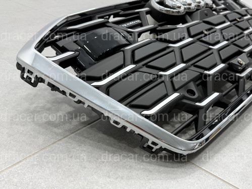 Решетка радиатора S-Line ПОД РАДАРЫ 4K0853651T3FZ для Audi A6 C8 2018+ артикул 9822