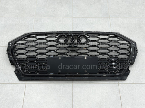 Решетка радиатора BLACK S-Line 80G853651 Y9B для Audi Q5 2020-2024 артикул 9509