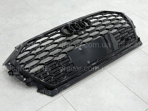Решетка радиатора BLACK S-Line 80G853651 Y9B для Audi Q5 2020-2024 артикул 9509