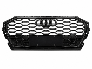 Решетка радиатора BLACK S-Line 80G853651 Y9B для Audi Q5 2020-2024