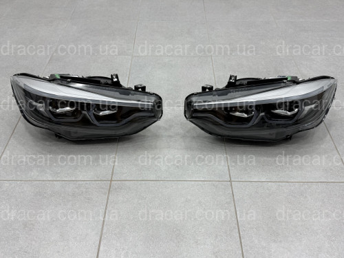 Фары FULL LED для BMW 4 series F32 F33 F36 F80 2013-2016 2шт. комплектные с блоками, КСЕНОН 7 PIN АПГРЕЙД В LED артикул 8860