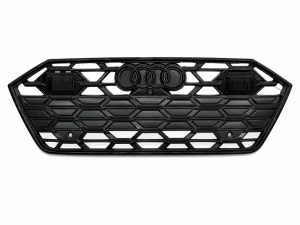 Решетка радиатора S-Line BLACK 4K8853651P Y9B для Audi A7 2017-2022