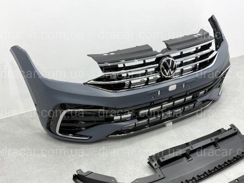 Передний бампер в сборе R-Line для Volkswagen Tiguan 2022-2024 артикул 9939